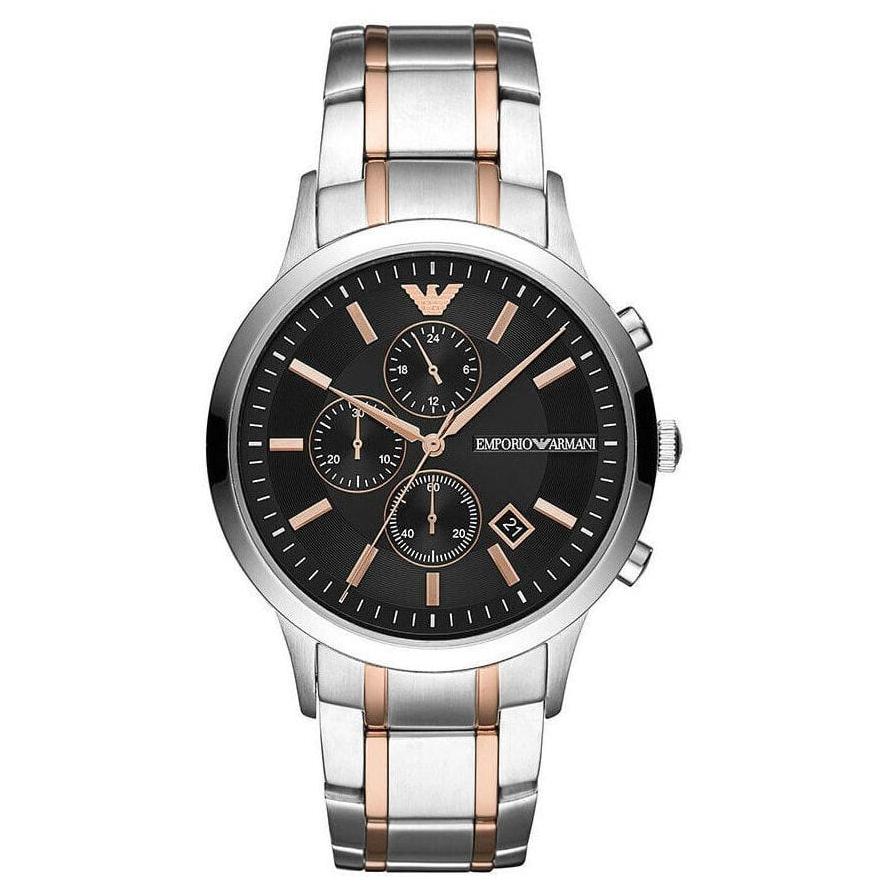 Emporio Armani Men's Renato Two Tone Chronograph Watch - AR11165